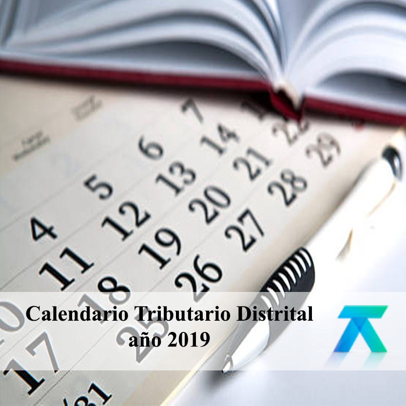 Calendario Tributario Distrital año 2019